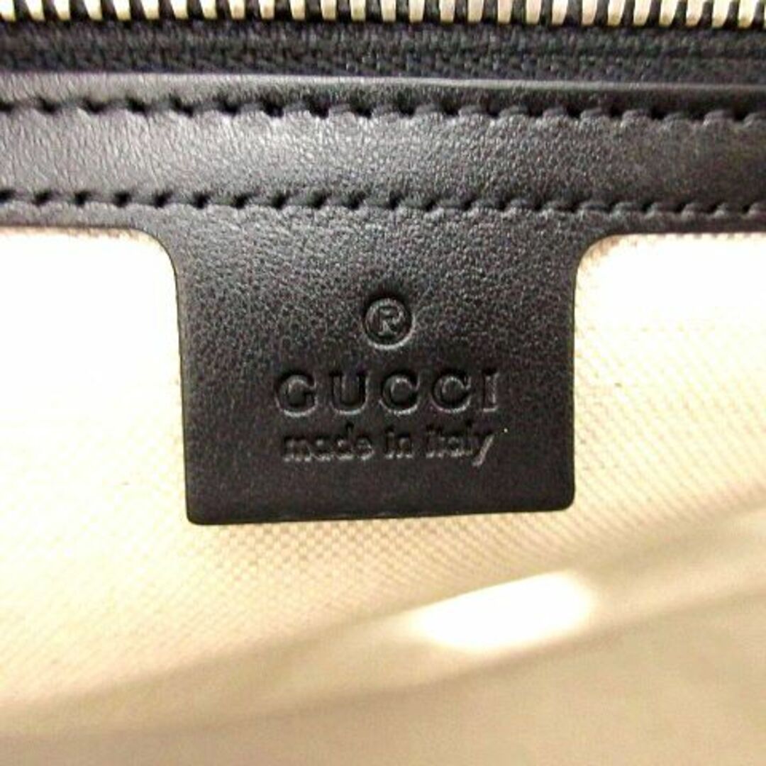 Gucci(グッチ)のグッチ GUCCI 美品 GGエンボス トートバッグ レザー 625774 黒 メンズのバッグ(トートバッグ)の商品写真