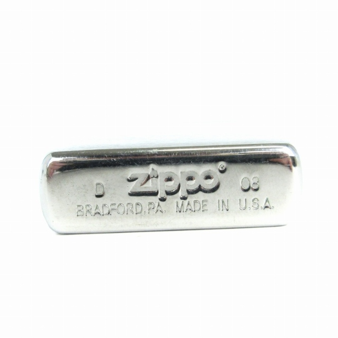 ZIPPO(ジッポー)のジッポー  08年製 オイルライター ローラー式 無地 シルバーカラー ■SM1 エンタメ/ホビーのコレクション(その他)の商品写真