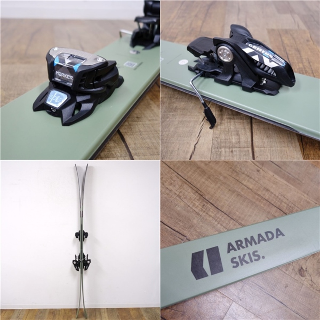 美品 アルマダ ARMADA ZERO ARG2 187cm ビンディング MARKER 美品 アルマダ ARMADA ZERO ARG2 187cm ビンディング MARKER