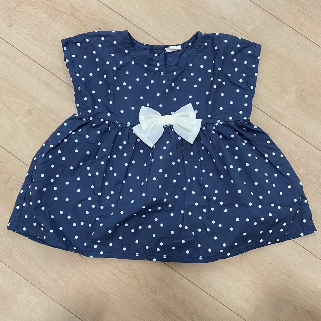 ノースリーブ トップス 95 100 女の子 キッズ/ベビー/マタニティのキッズ服女の子用(90cm~)(Tシャツ/カットソー)の商品写真