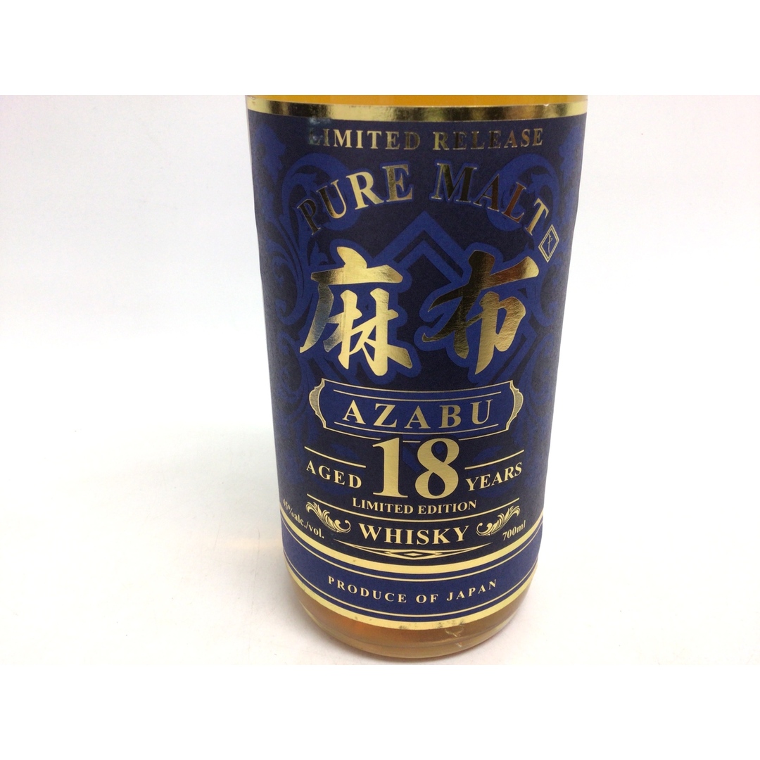 【東京都内配送限定】ウイスキー 麻布 18年700ml (58) ITO5HADE8AGO 食品/飲料/酒の酒(ウイスキー)の商品写真