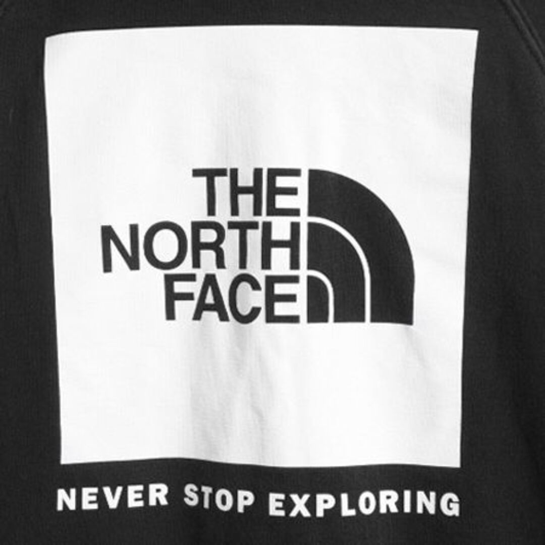 THE NORTH FACE(ザノースフェイス)のノースフェイス 両面 プリント スウェット フード パーカー レディース M / The North Face プルオーバー 裏起毛 トレーナー アウトドア 黒 レディースのトップス(パーカー)の商品写真