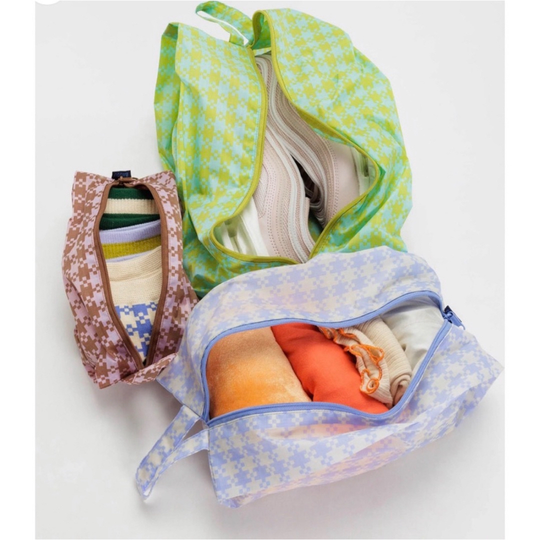 BAGGU - 【新品未使用】Baggu バグー 3D zip ピクセルチェックの通販 BAGGU - 【新品未使用】Baggu バグー 3D zip ピクセルチェックの通販