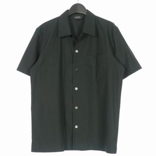 アーペーセー(A.P.C)のアーペーセー A.P.C. ロンハーマン別注 デイビッドシャツ 半袖 M 黒(シャツ)