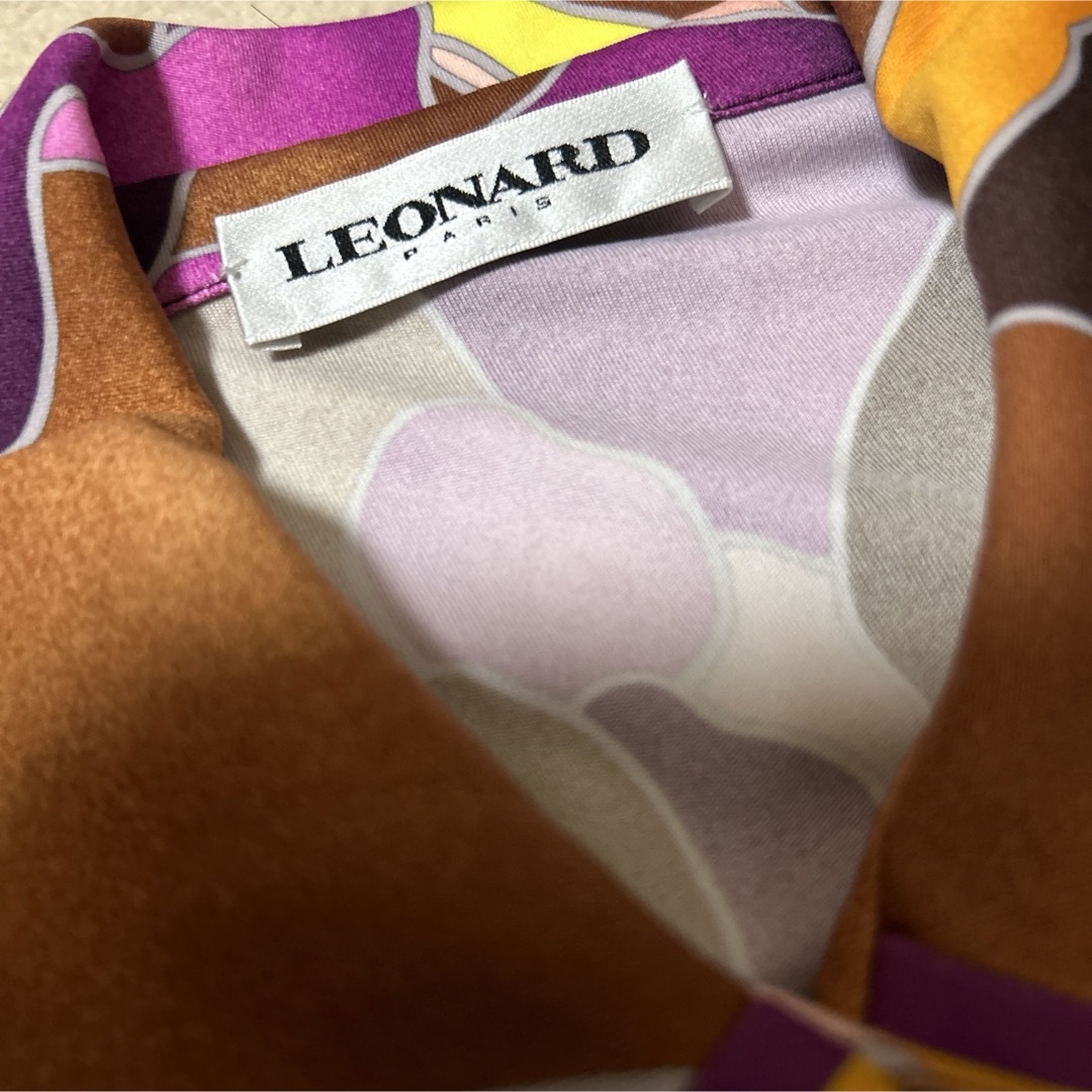 LEONARD(レオナール)のレオナールパリ　近年美品  ワンピースM レディースのワンピース(ロングワンピース/マキシワンピース)の商品写真