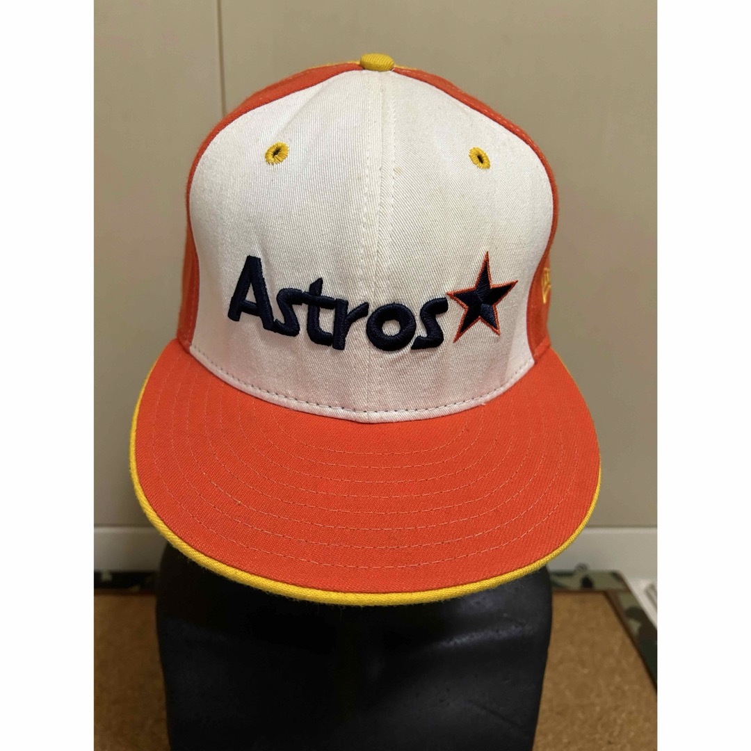 NEW ERA(ニューエラー)の00s USA製 NEW ERA 旧タグ HOUSTON ASTROS 60.6 メンズの帽子(キャップ)の商品写真