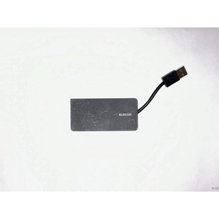 エレコム(ELECOM)のエレコム USB3.0対応メモリカードリーダ ケーブル収納タイプ  MR3-K0(PC周辺機器)