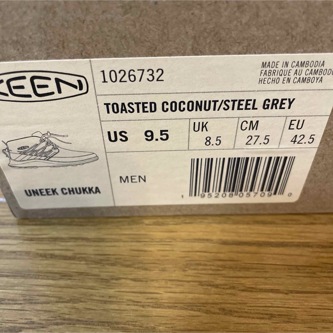 KEEN(キーン)のKEEN/キーン UNEEK CHUKKA ユニーク　チャッカ  アウトドア メンズの靴/シューズ(スニーカー)の商品写真