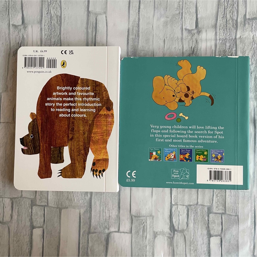 大人気‼️ 英語絵本　2冊セット　Brown bear 読み聞かせ　子供　1歳〜 エンタメ/ホビーの本(絵本/児童書)の商品写真