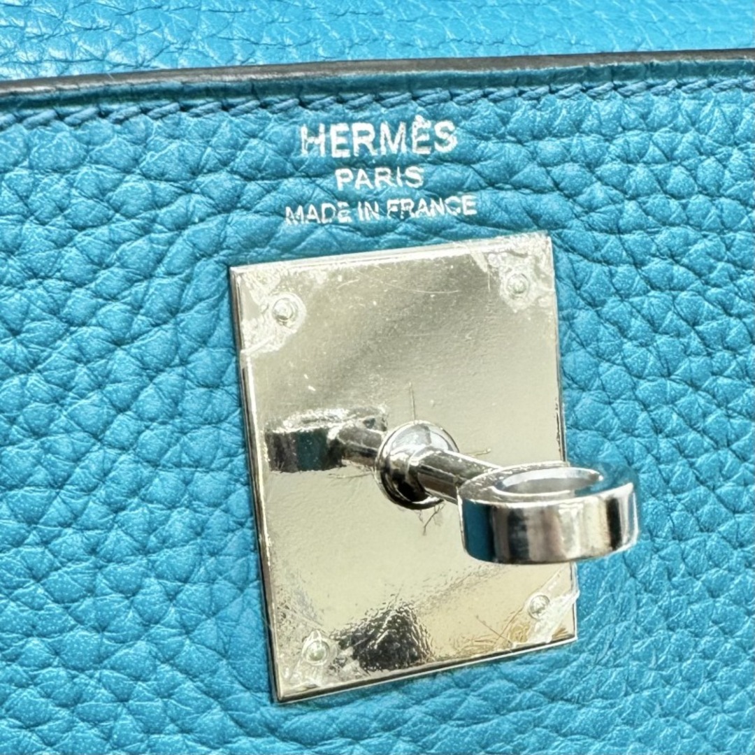 Hermes(エルメス)のエルメス ケリー28 ヴェルソ トリヨンクレマンス バッグ トートバッグ ショルダーバッグ ブルーイズミール ブルー レディースのバッグ(トートバッグ)の商品写真