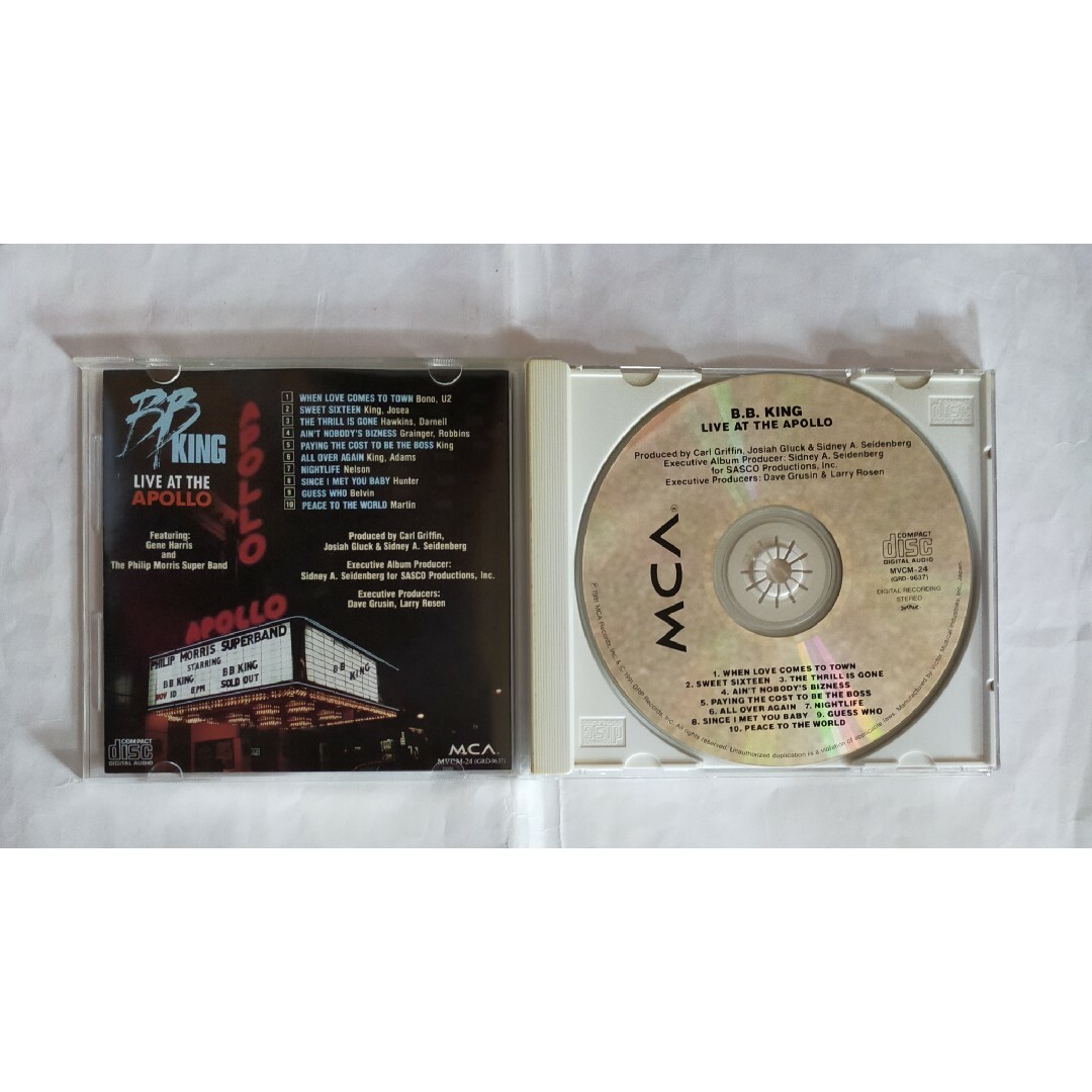 ブルース歴史的名盤CD B.B.KINGライブアットジアポロ B.B.キングU2 エンタメ/ホビーのCD(ブルース)の商品写真