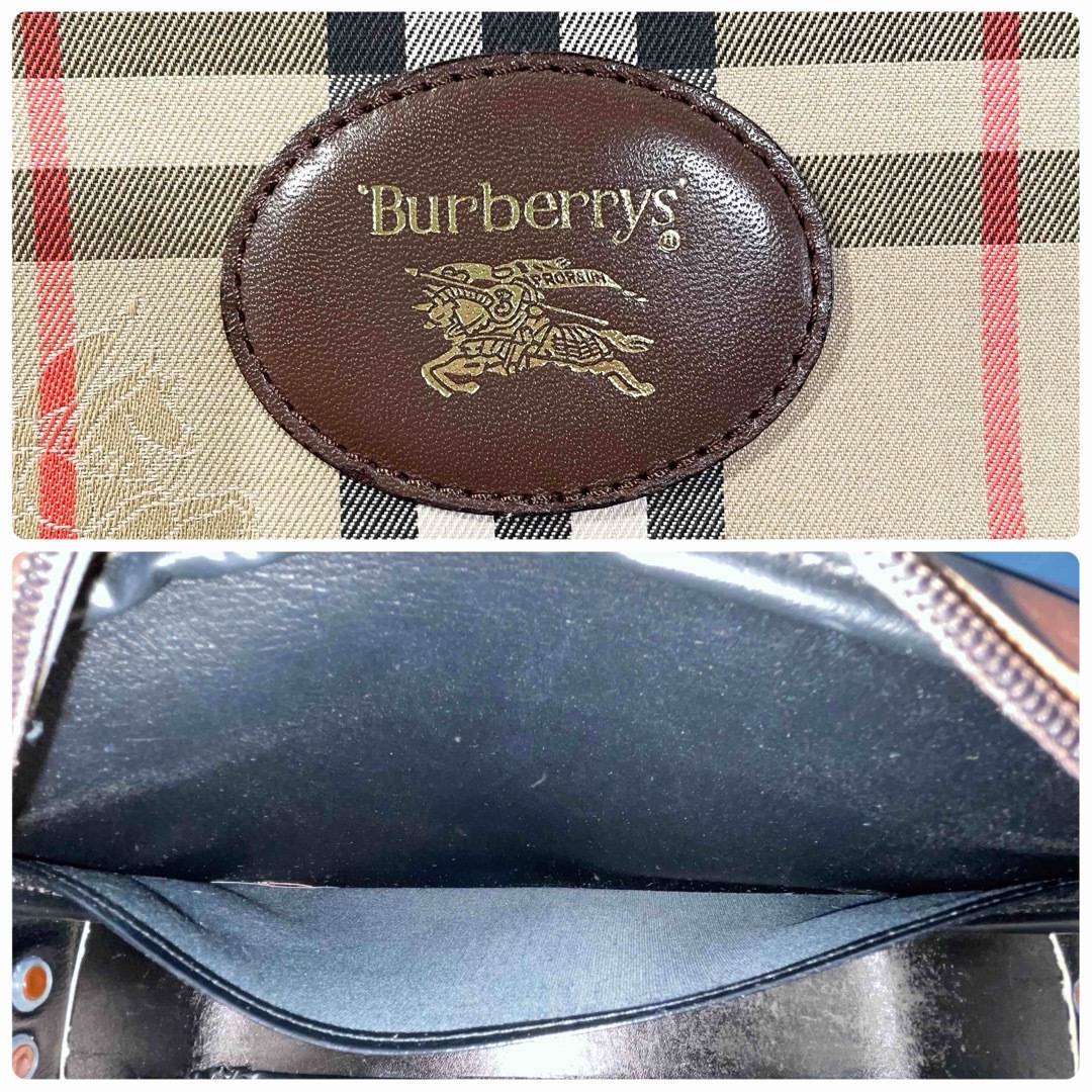 BURBERRY(バーバリー)の美品 正規品 バーバリー ショルダーバッグ ノバチェック ベージュ 肩掛け 鞄 レディースのバッグ(ショルダーバッグ)の商品写真