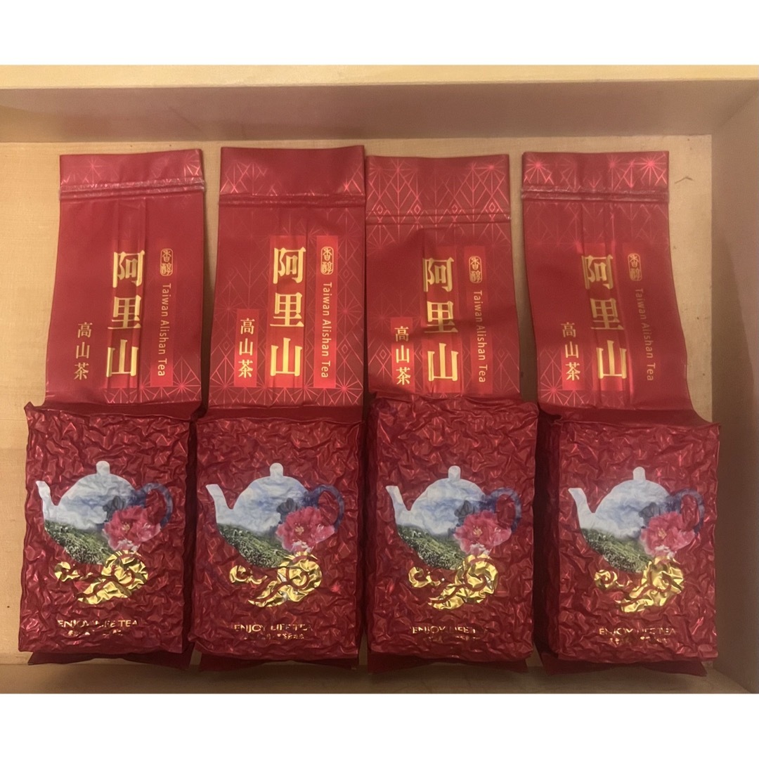台湾茶　阿里山凍頂烏龍茶150g4個 食品/飲料/酒の飲料(茶)の商品写真
