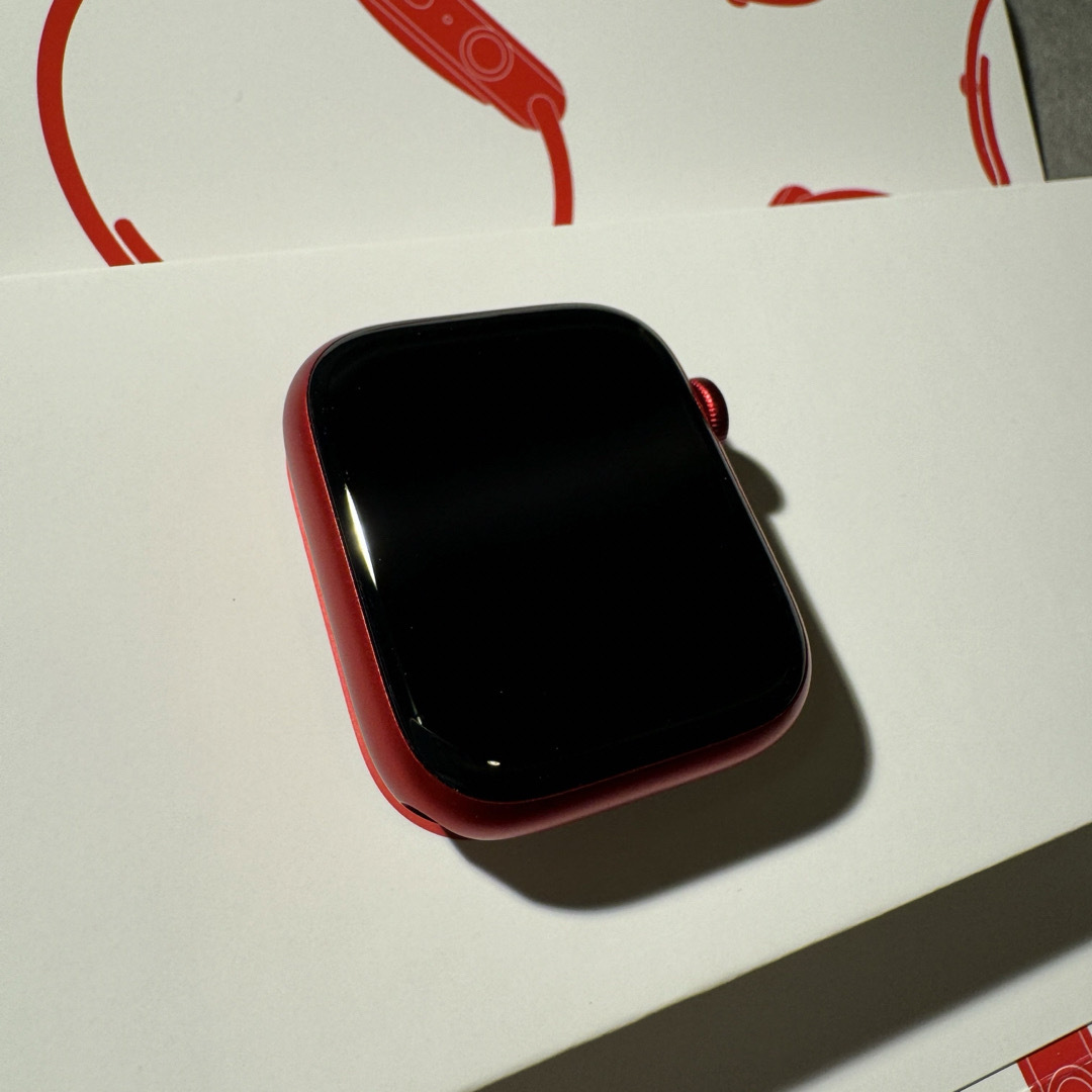 Apple Watch(アップルウォッチ)のApple Watch Series 9 45mm PRODUCT RED スマホ/家電/カメラのスマホアクセサリー(その他)の商品写真