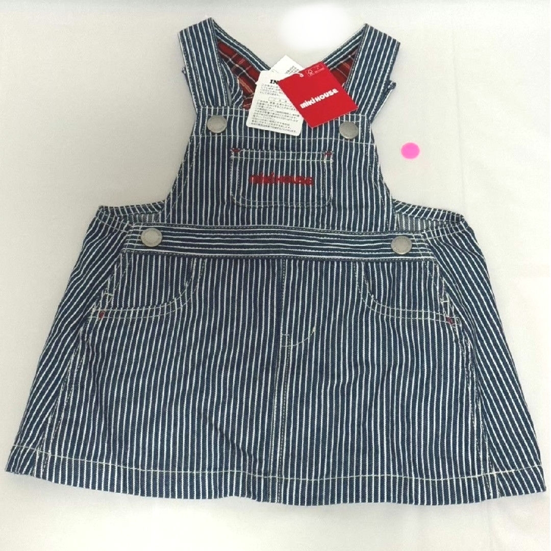 ミキハウス ジャンパースカート ワンピース セット 10-1826-495 キッズ/ベビー/マタニティのベビー服(~85cm)(ワンピース)の商品写真