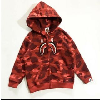 アベイシングエイプ(A BATHING APE)の１２０★ BAPE KIDS COLOR CAMO S/HARK　バーカー♪(ジャケット/上着)