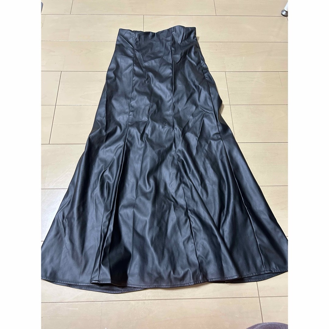 GRL(グレイル)の美品　GRL グレイル フェイクレザーマーメイドスカート　 S レディースのスカート(ロングスカート)の商品写真
