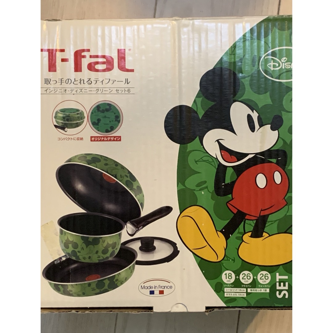 T-fal - ティファール インジニオ ディズニー グリーンセット 6 T-fal - ティファール インジニオ ディズニー グリーンセット 6