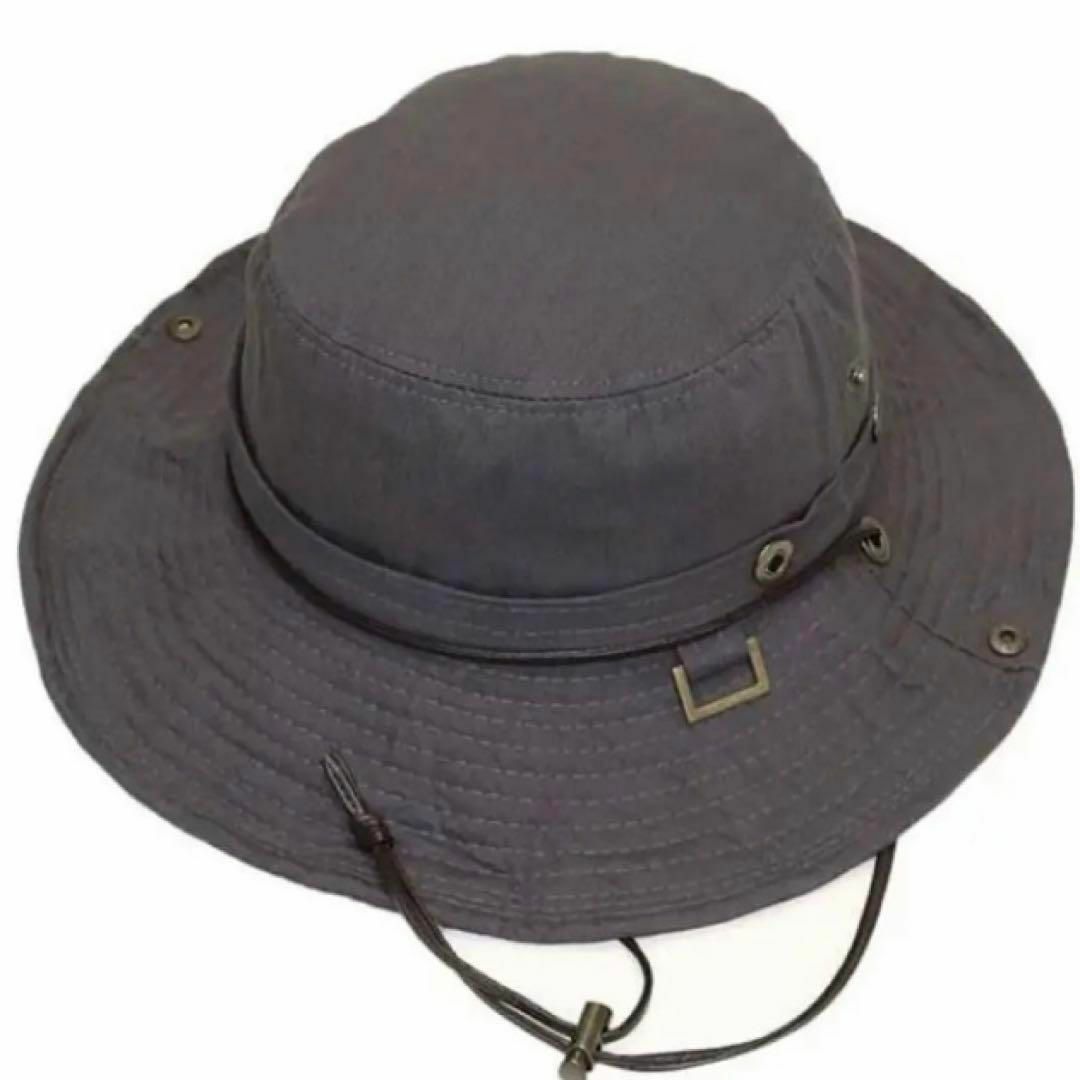 62cm 帽子 男女兼用 サファリ アドベンチャー ハット チャコール メンズの帽子(ハット)の商品写真