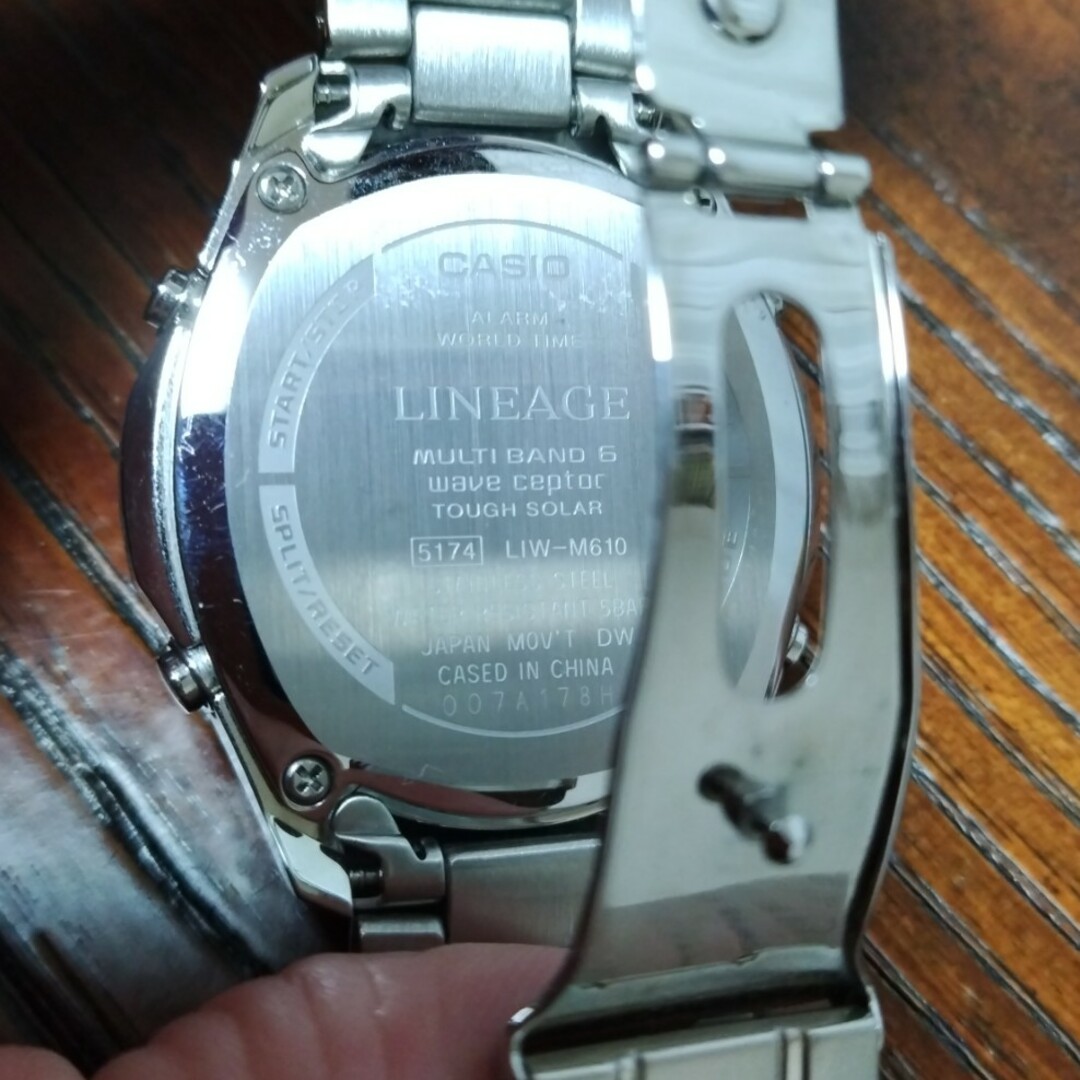 CASIO(カシオ)の【美品】ソーラー電波時計 CACIO メンズの時計(腕時計(アナログ))の商品写真