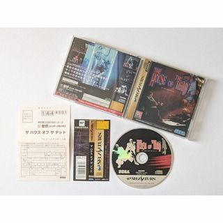 セガ(SEGA)のセガサターン ザハウスオブザデッド 帯はがきあり　Sega Saturn SS(家庭用ゲームソフト)