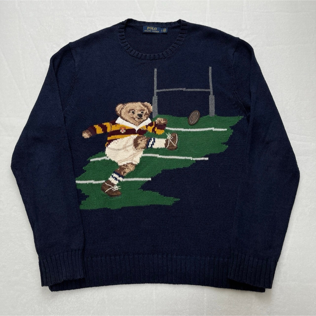 POLO RALPH LAUREN(ポロラルフローレン)の【SPECIAL】POLO RALPHLAUREN ポロベア ラグビー ニット メンズのトップス(ニット/セーター)の商品写真