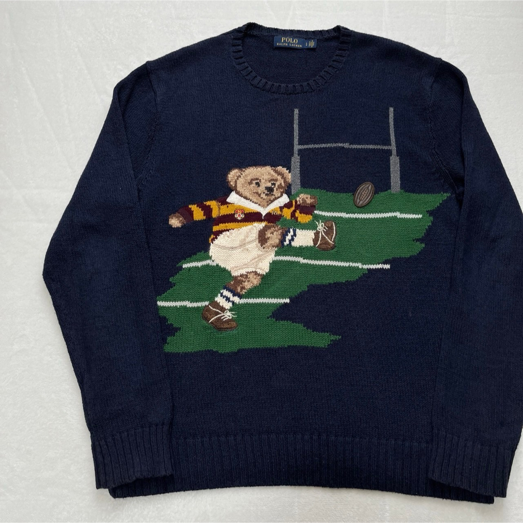 POLO RALPH LAUREN(ポロラルフローレン)の【SPECIAL】POLO RALPHLAUREN ポロベア ラグビー ニット メンズのトップス(ニット/セーター)の商品写真