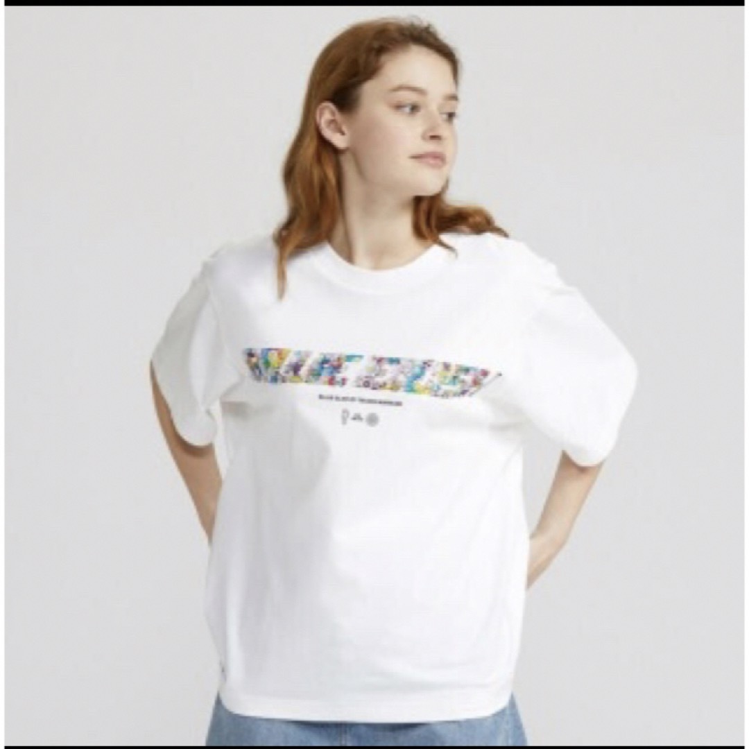 UNIQLO(ユニクロ)のユニクロ ビリーアイリッシュ 村上隆 Tシャツ Lサイズ レディースのトップス(Tシャツ(半袖/袖なし))の商品写真