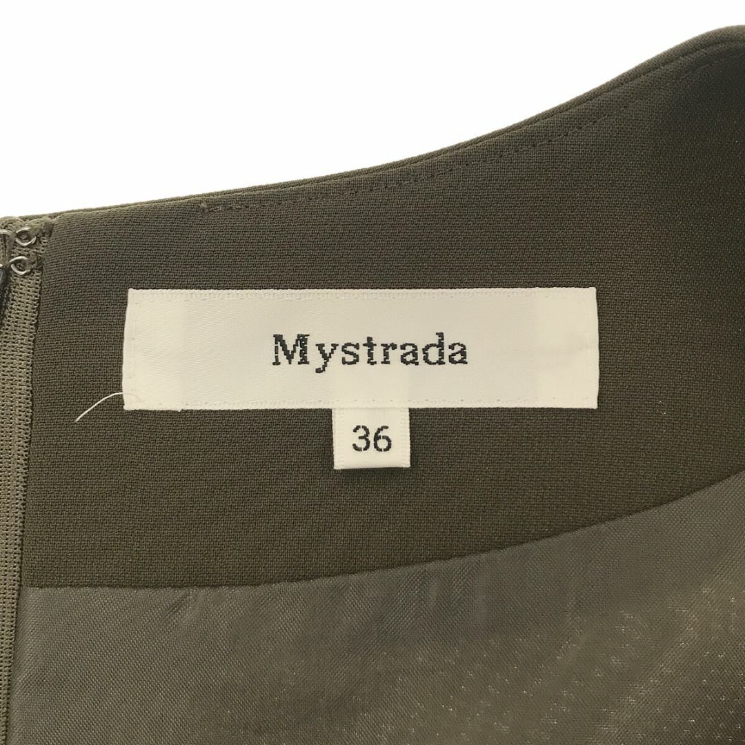 Mystrada(マイストラーダ)のマイストラーダ ワンピース ひざ丈 袖なし ノースリーブ シンプル レディース  レディースのワンピース(ひざ丈ワンピース)の商品写真