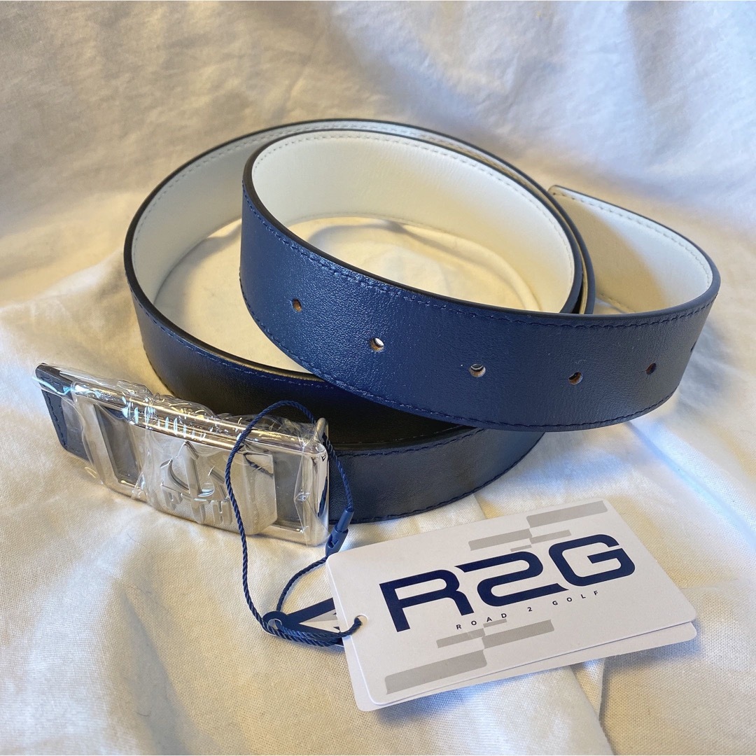 R2G ROAD2GOLF メンズベルト ゴルフ 韓国  ⭐️新品非売品 スポーツ/アウトドアのゴルフ(ウエア)の商品写真
