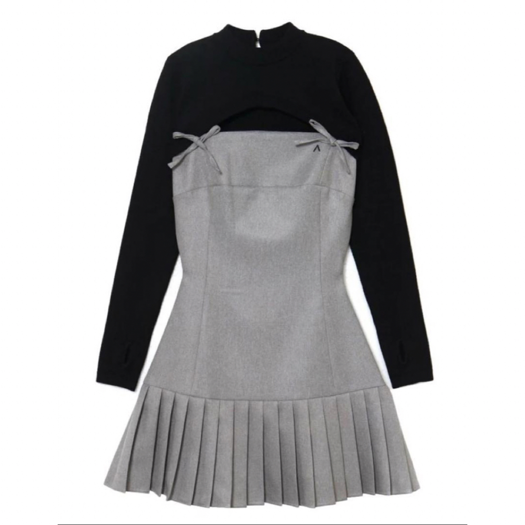 Bubbles - andmary アンドマリー Karen knit set mini dressの Bubbles - andmary アンドマリー Karen knit set mini dressの