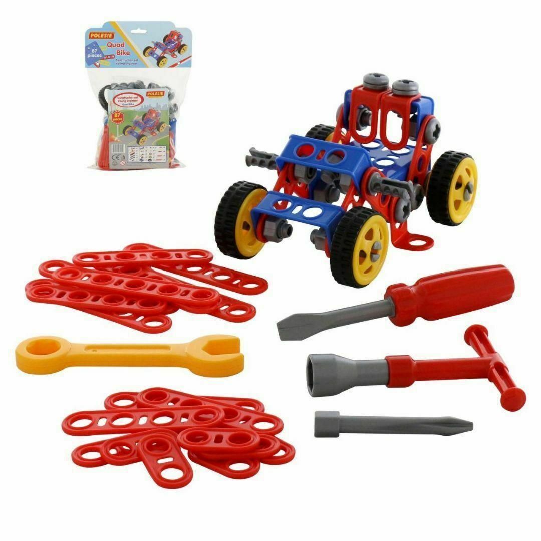 工具セット 知育玩具 飛行機 バイク ポリシエ POLESIE 男の子 3歳 キッズ/ベビー/マタニティのおもちゃ(知育玩具)の商品写真