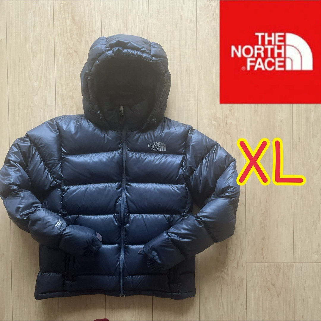 THE NORTH FACE(ザノースフェイス)のノースフェイス　ダウンジャケット　ネイビー　700フィル　レディースXL レディースのジャケット/アウター(ダウンジャケット)の商品写真