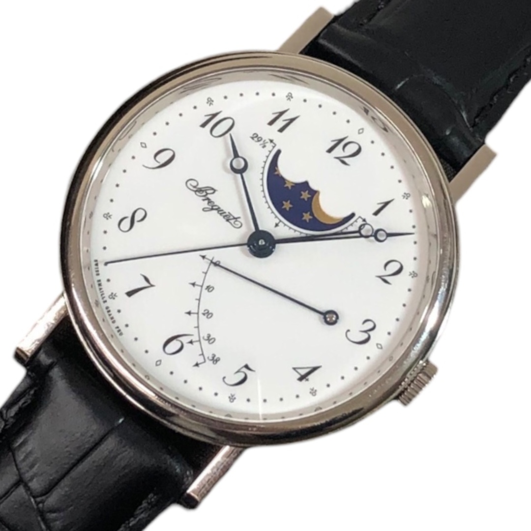 Breguet(ブレゲ)の　ブレゲ Breguet クラシック　7787 7787BB/29/9V6 K18ホワイトゴールド 社外クロコベルト メンズ 腕時計 メンズの時計(その他)の商品写真