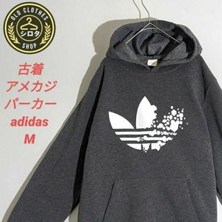 アディダス(adidas)の古着 パーカー アメカジ プリント アディダス ビンテージ adidas(パーカー)