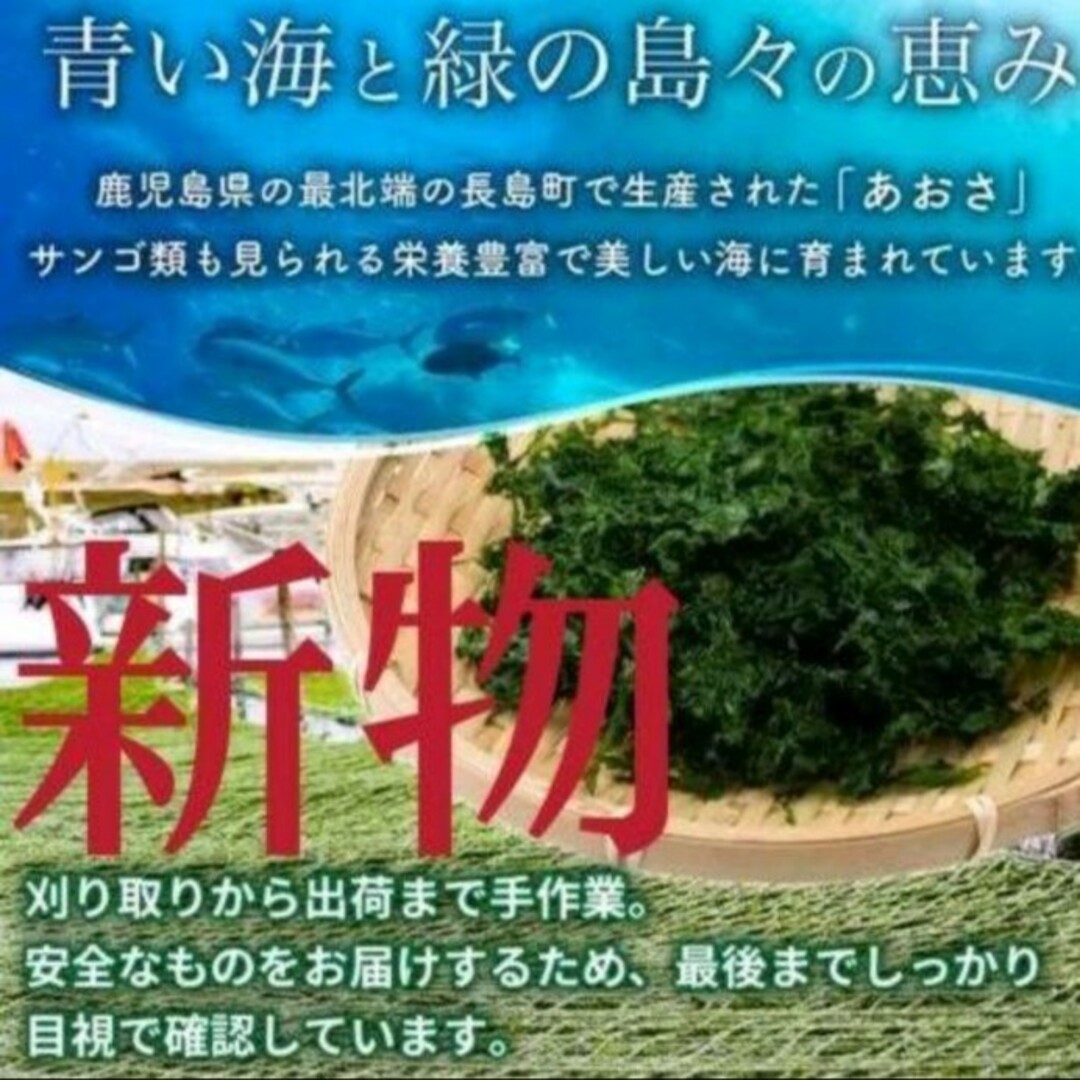 鹿児島県産 あおさ あおさのり  乾燥あおさ 食品/飲料/酒の加工食品(乾物)の商品写真