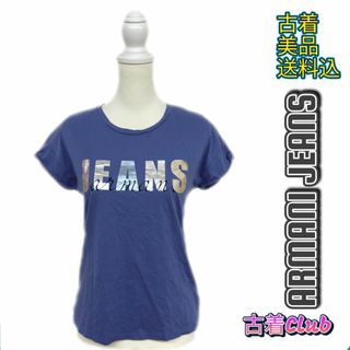 アルマーニジーンズ(ARMANI JEANS)のアルマーニジーンズ トップス Tシャツ ロゴ 半袖 カジュアル 大きいサイズ レ(Tシャツ(半袖/袖なし))