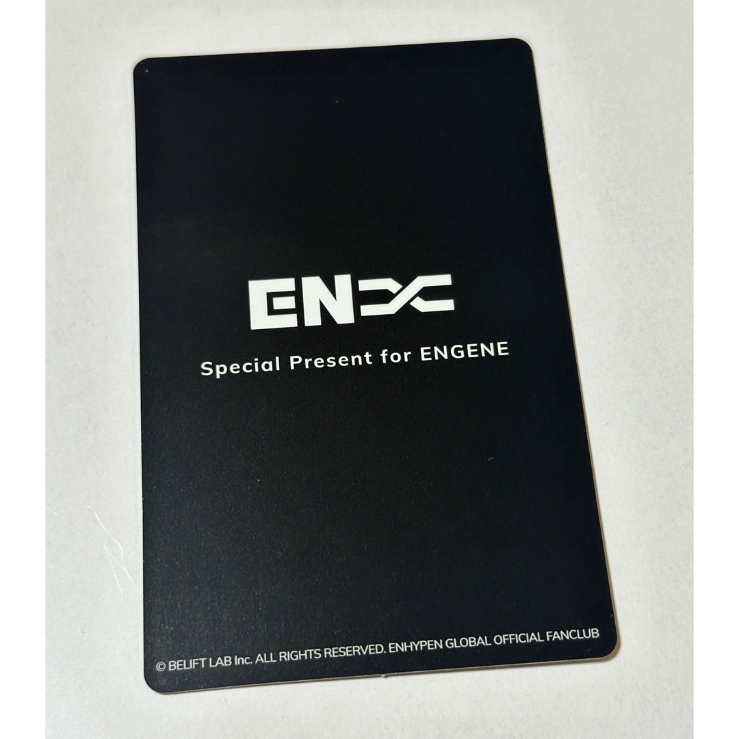 ENHYPEN(エンハイプン)のENHYPENヒスン 1000人限定トレカ FC限定 特典 エンタメ/ホビーのCD(K-POP/アジア)の商品写真