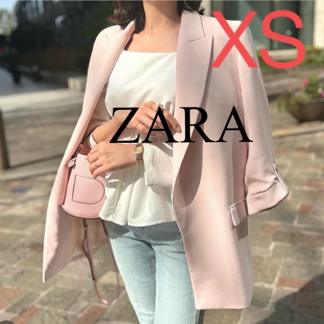 ZARA(ザラ)のZARA  ロールアップスリーブブレザー　drawer snidel Iiten レディースのジャケット/アウター(テーラードジャケット)の商品写真