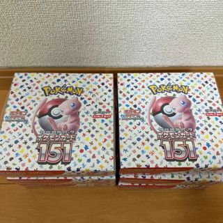 ポケモン(ポケモン)のポケモンカード 151 未開封 シュリンク付き 6箱セット 1BOX(Box/デッキ/パック)