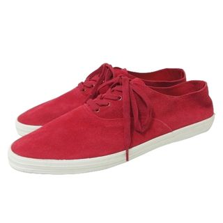 ケッズ(Keds)のケッズ Keds 美品 スニーカー ローカット スエード 赤 レッド IBO49(スニーカー)