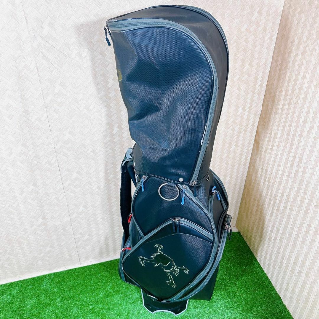 オークリー スカルデザイン　キャディバッグ　ブラック スポーツ/アウトドアのゴルフ(バッグ)の商品写真