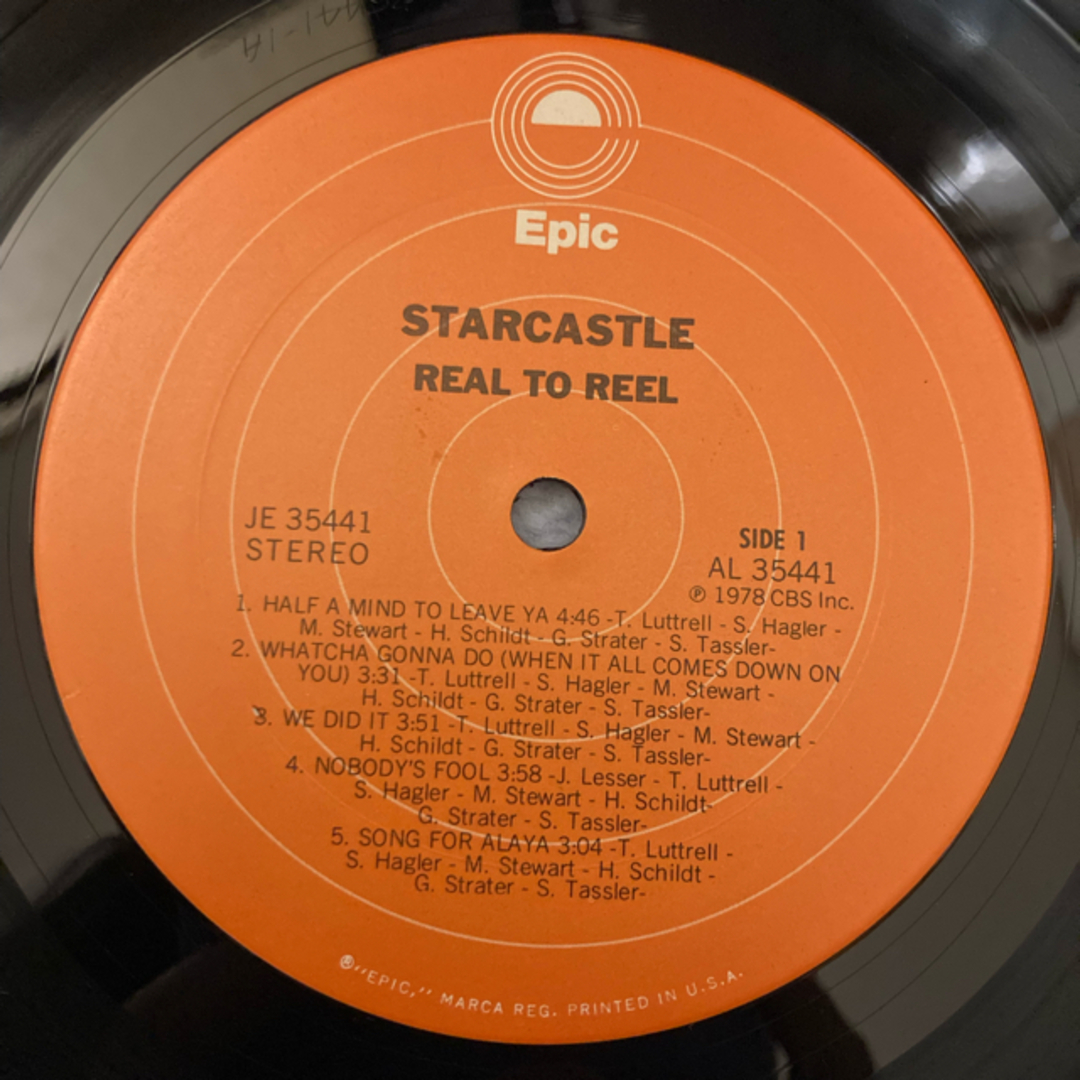 STAR CASTLE/Real to Reel レコード JE35441 エンタメ/ホビーのCD(ポップス/ロック(洋楽))の商品写真