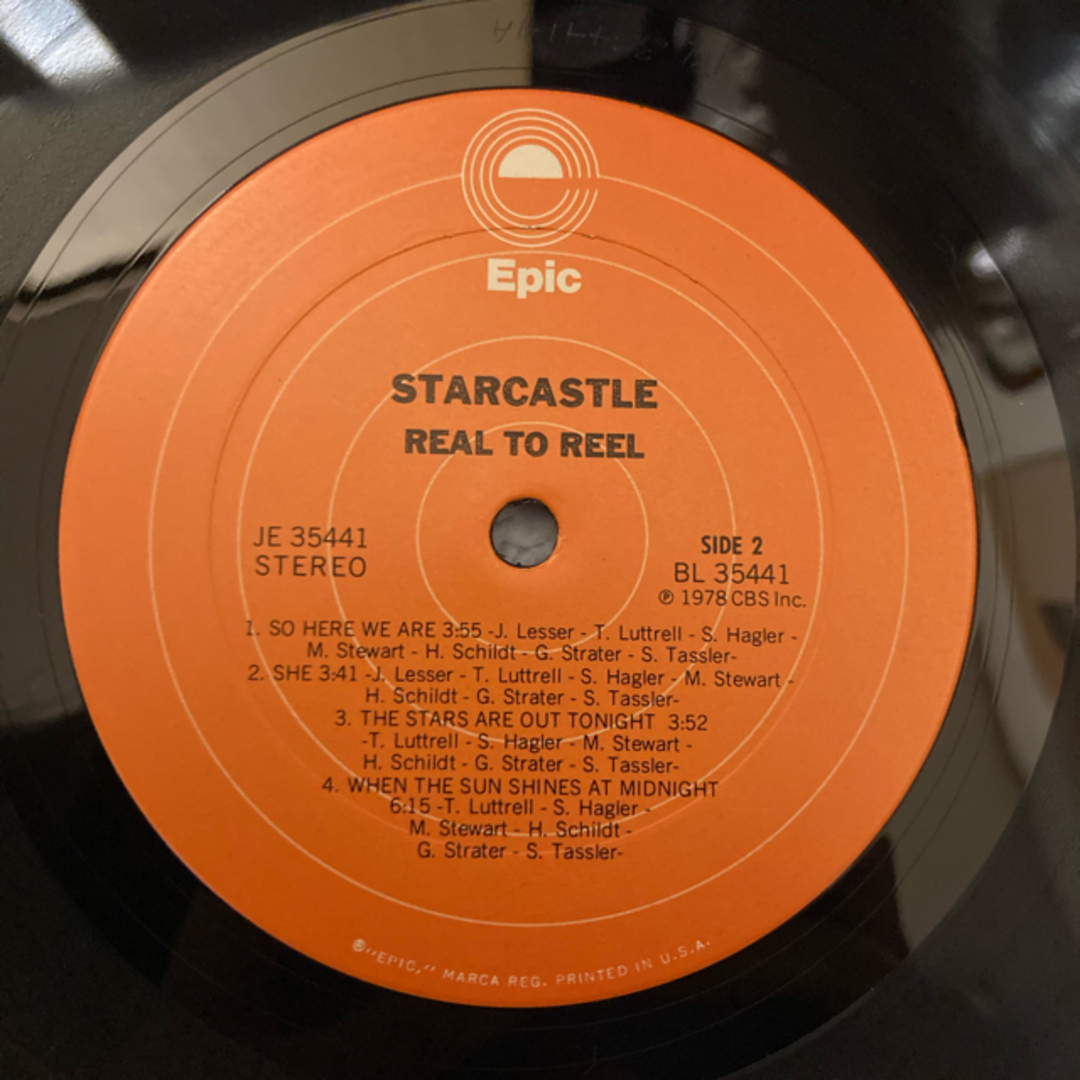 STAR CASTLE/Real to Reel レコード JE35441 エンタメ/ホビーのCD(ポップス/ロック(洋楽))の商品写真