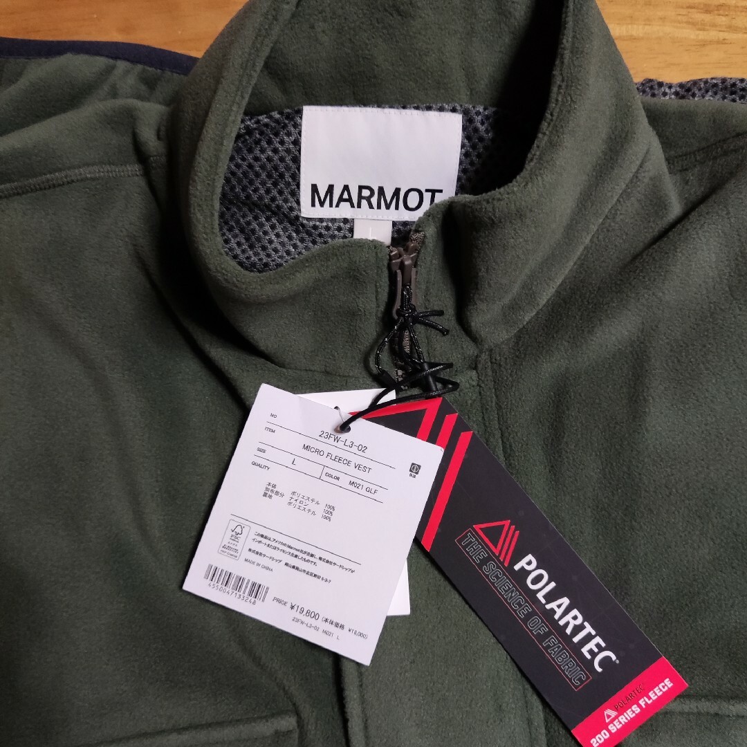 MARMOT(マーモット)のMARMOT CAPITAL MICRO FLEECE VEST L フリース メンズのトップス(ベスト)の商品写真