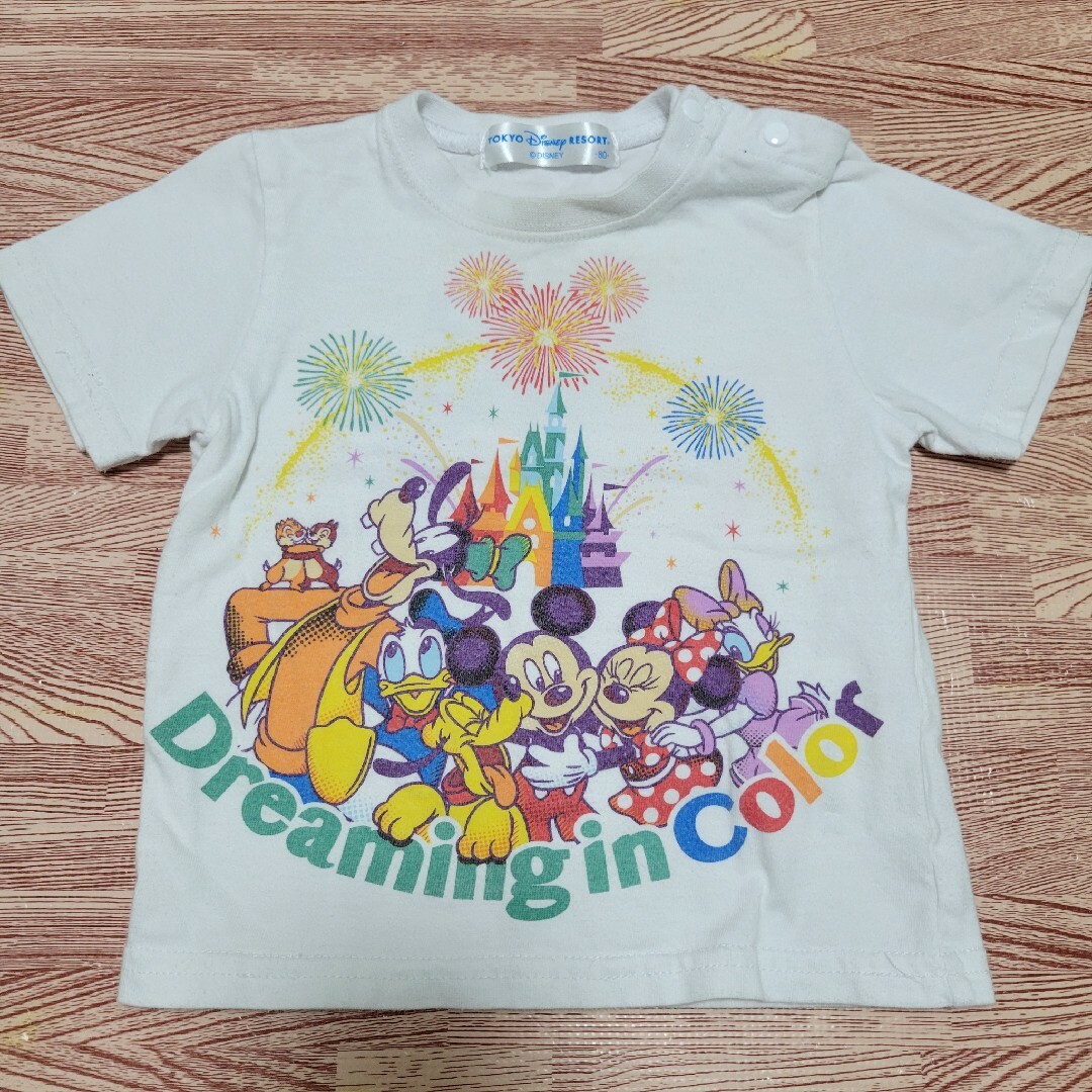 Disney(ディズニー)の公式　東京ディズニーリゾート　Tシャツ　80 キッズ/ベビー/マタニティのベビー服(~85cm)(Ｔシャツ)の商品写真