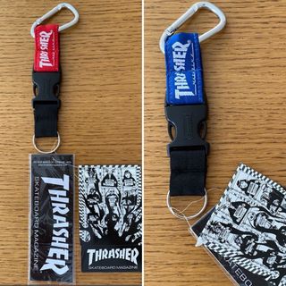 スラッシャー(THRASHER)の新品 スラッシャー カラビナ 2つまとめ売り キーホルダー キーリング(キーホルダー)