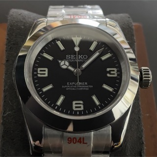 新品■SEIKO MOD 39mm EX1カスタム 機械式腕時計 NH35搭載(腕時計(アナログ))