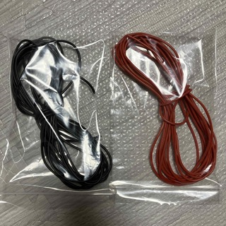 新品　シリコン銀コード18AWG 赤黒各5m(ホビーラジコン)