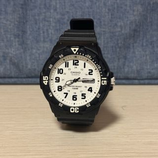 カシオ(CASIO)のcasio standard スタンダード mrw-200h-7b ホワイト ブ(腕時計(アナログ))